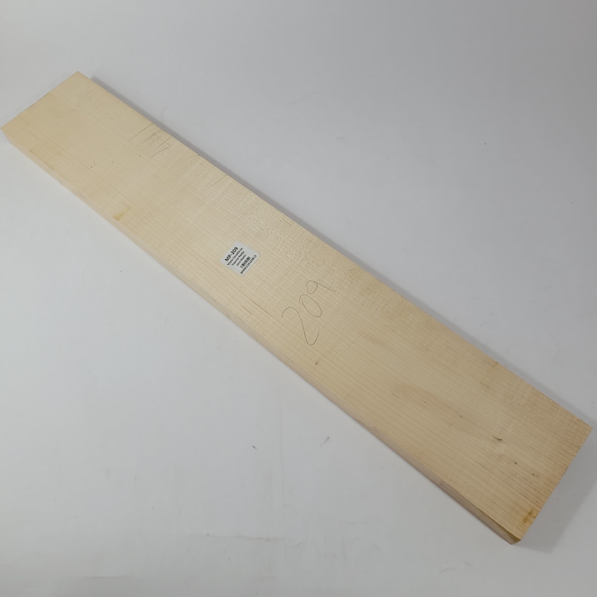 Pieza Unica MP-209 de Maple Arce Canadiense Especial Radial para Mastil de Guitarra 22 Trastes 0