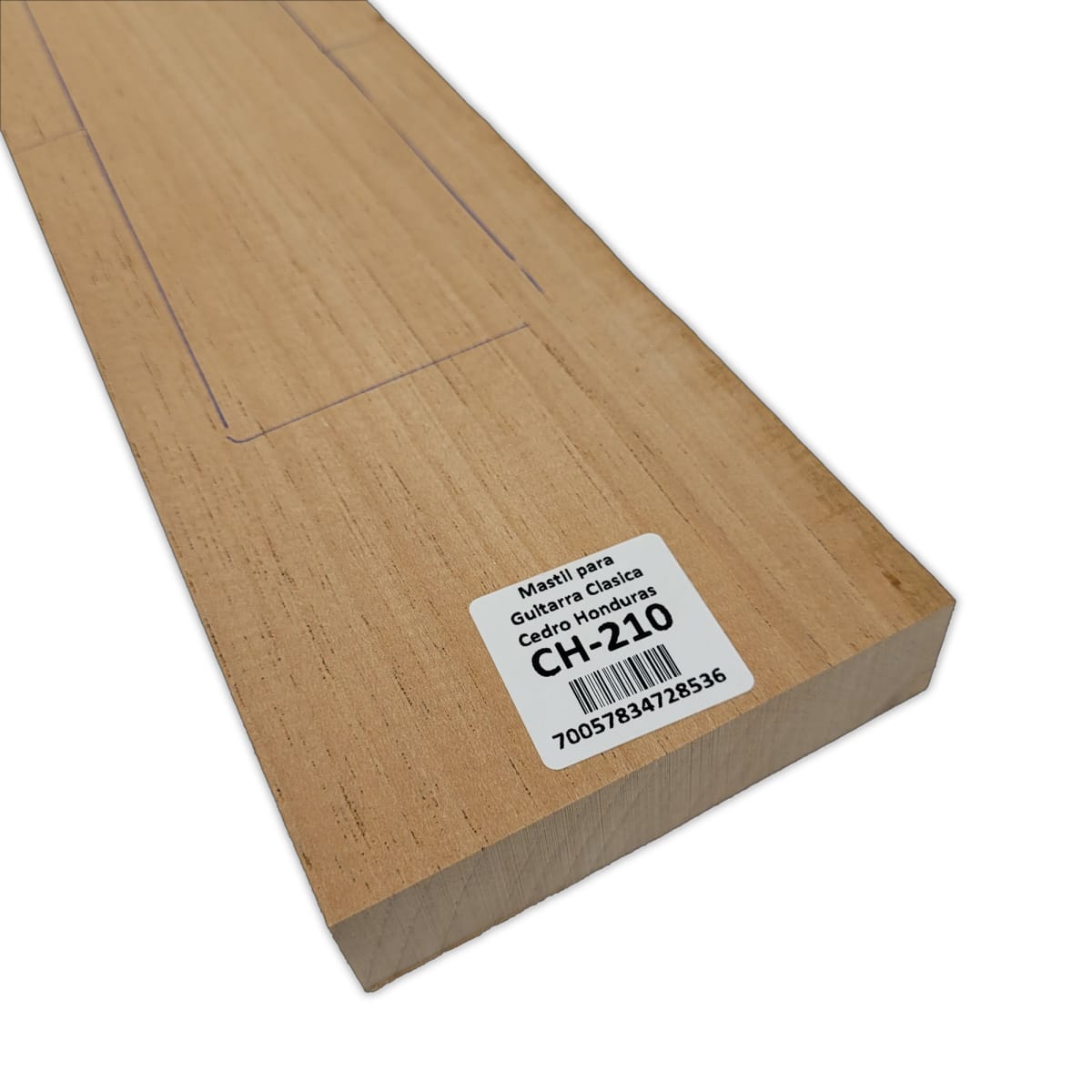 Mastil para Guitarra CH-210 de Cedro Honduras Especial corte Radial5