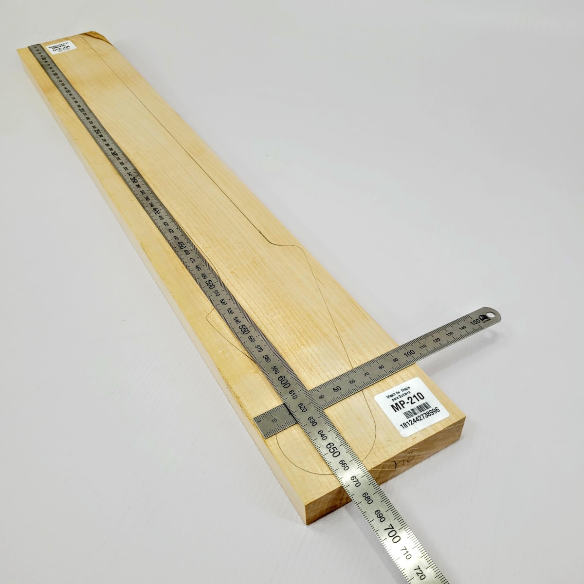 Pieza Unica MP-210 de Maple Canadiense Especial para Mastil de Guitarra2