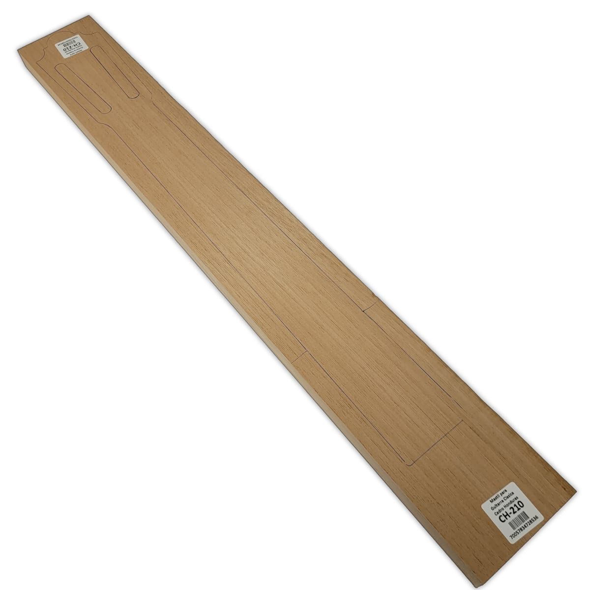 Mastil para Guitarra CH-210 de Cedro Honduras Especial corte Radial8