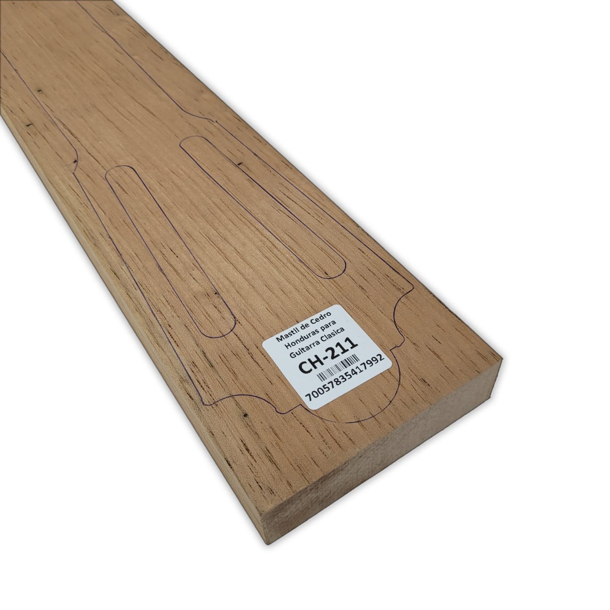 Mastil para Guitarra CH-211 de Cedro Honduras Economico con Detalles5