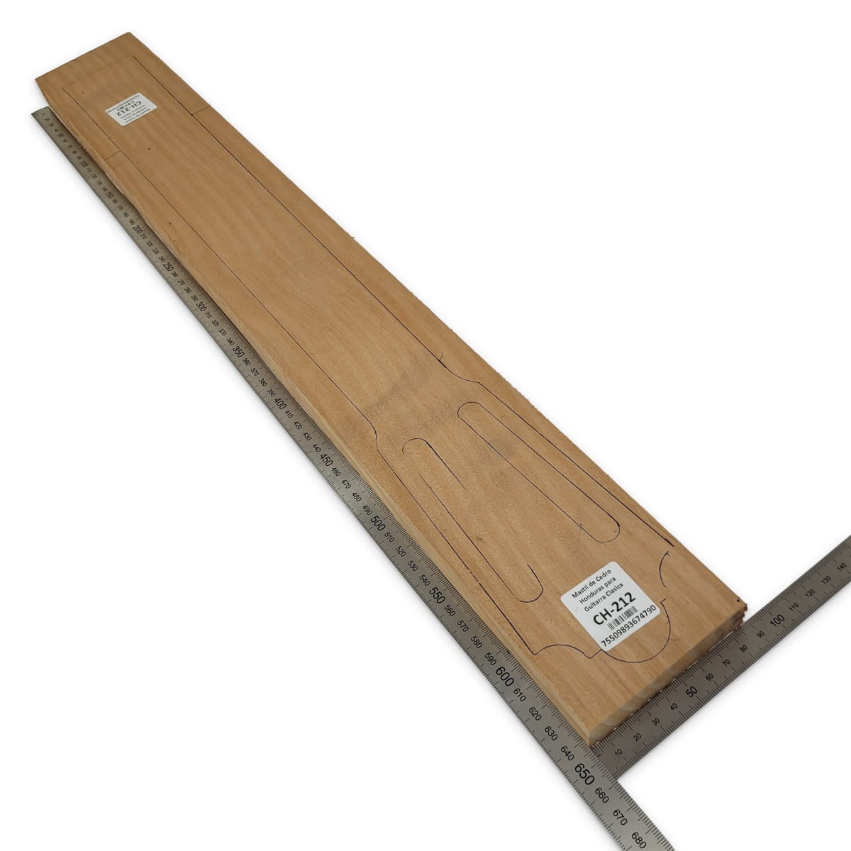 Mastil para Guitarra CH-212 de Cedro Honduras Economico con detalles2