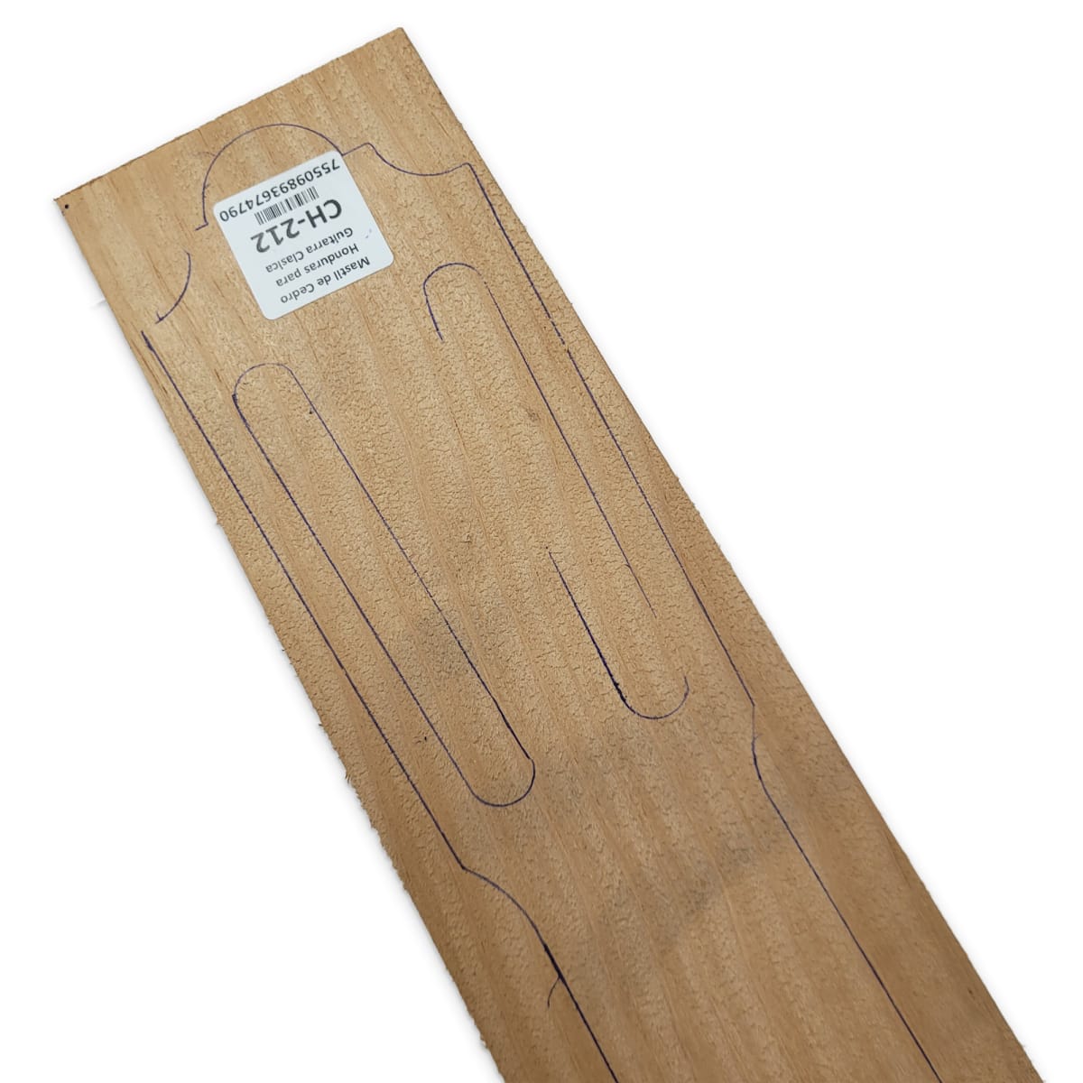 Mastil para Guitarra CH-212 de Cedro Honduras Economico con detalles5