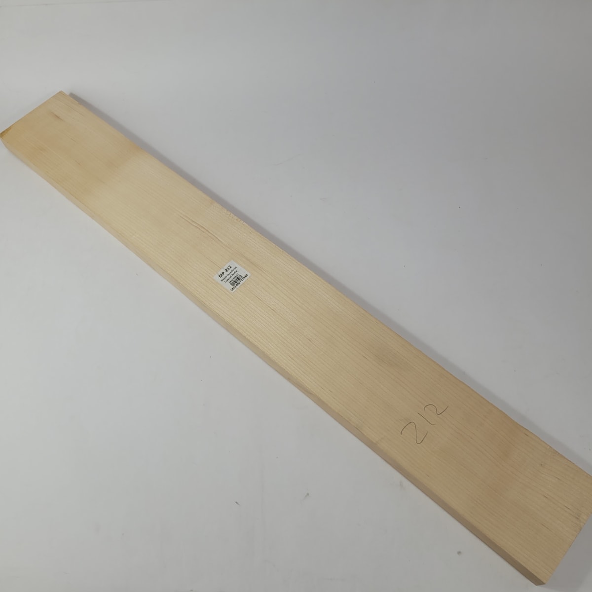 Pieza Unica MP-212 de Maple Arce Canadiense Especial Radial para Mastil de Guitarra 24 Trastes 0