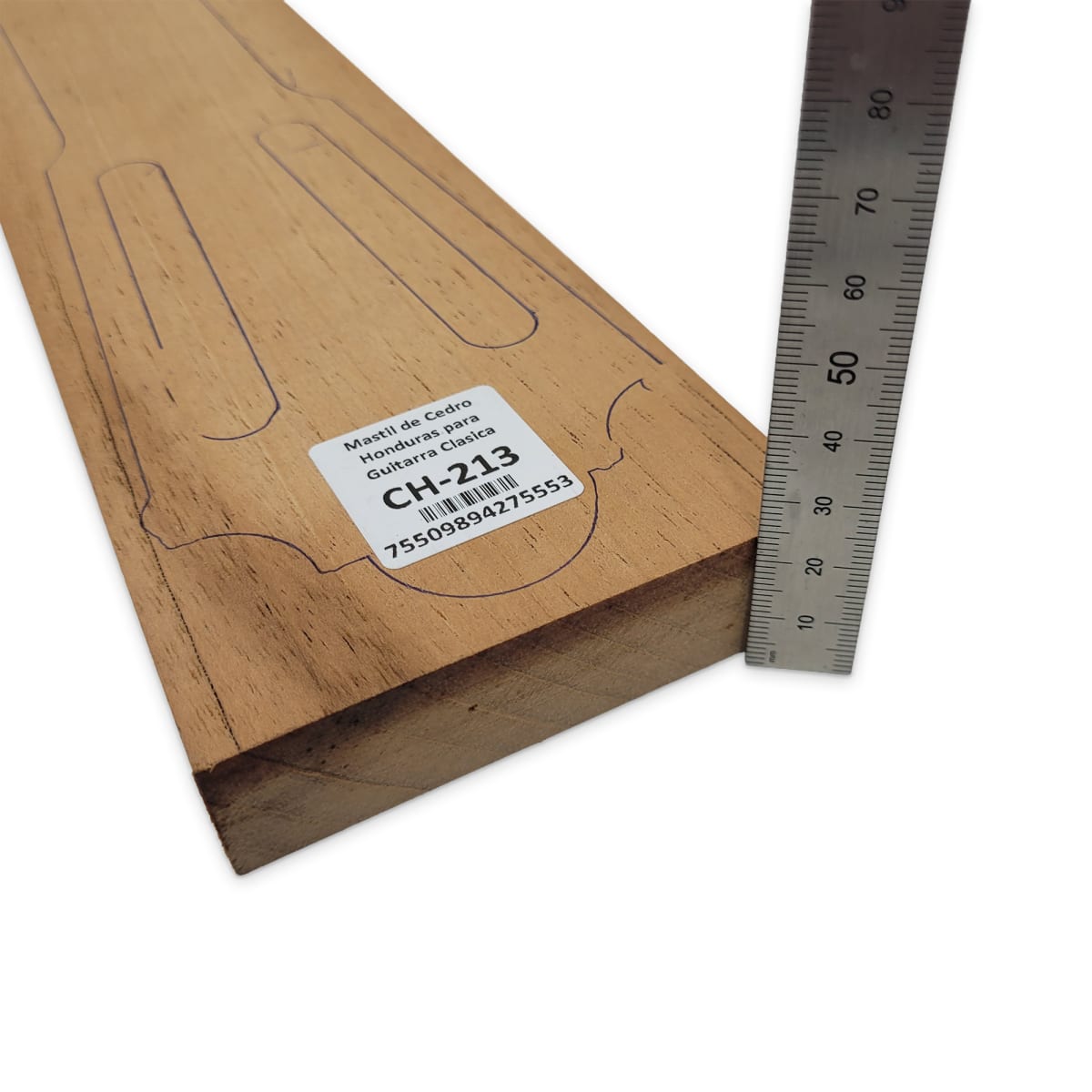 Mastil para Guitarra CH-213 de Cedro Honduras Economico con detalles4