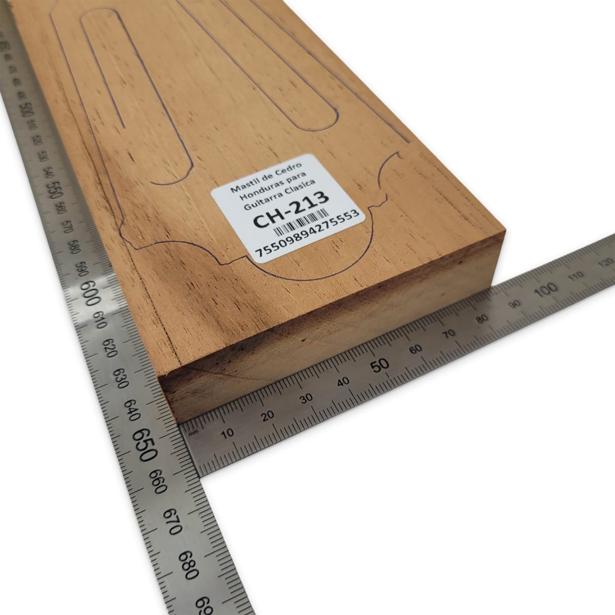 Mastil para Guitarra CH-213 de Cedro Honduras Economico con detalles3