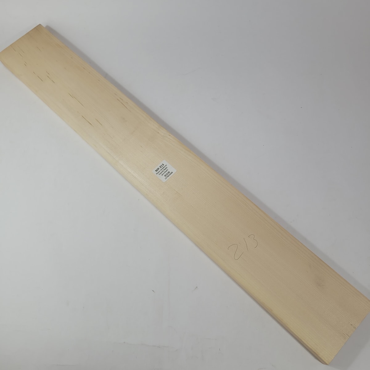 Pieza Unica MP-213 de Maple Arce Canadiense Especial Radial para Mastil de Guitarra 24 Trastes 0