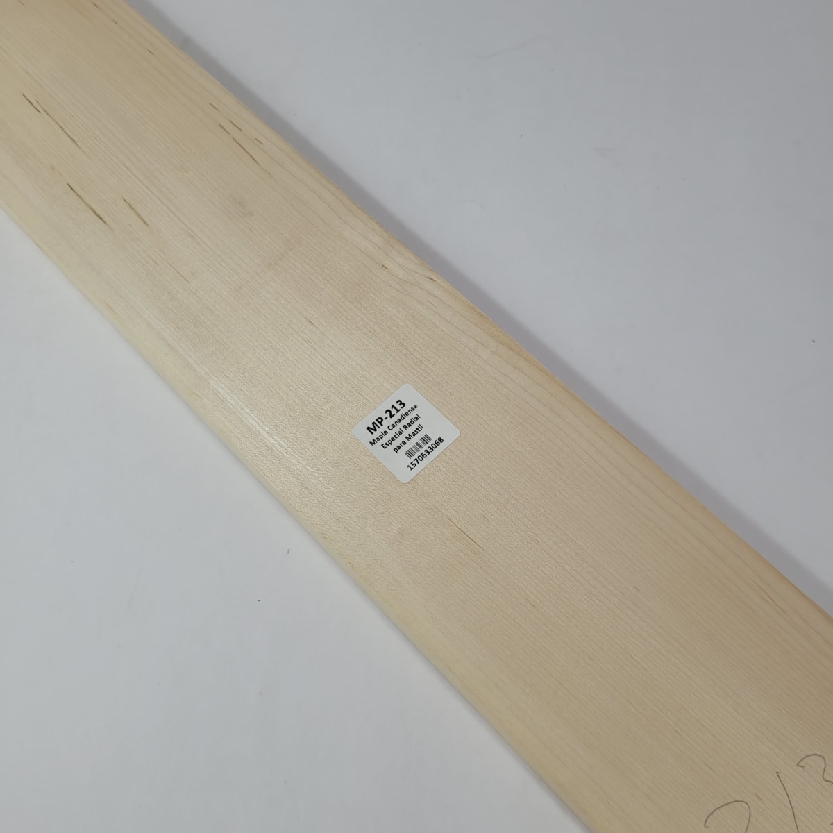 Pieza Unica MP-213 de Maple Arce Canadiense Especial Radial para Mastil de Guitarra 24 Trastes8