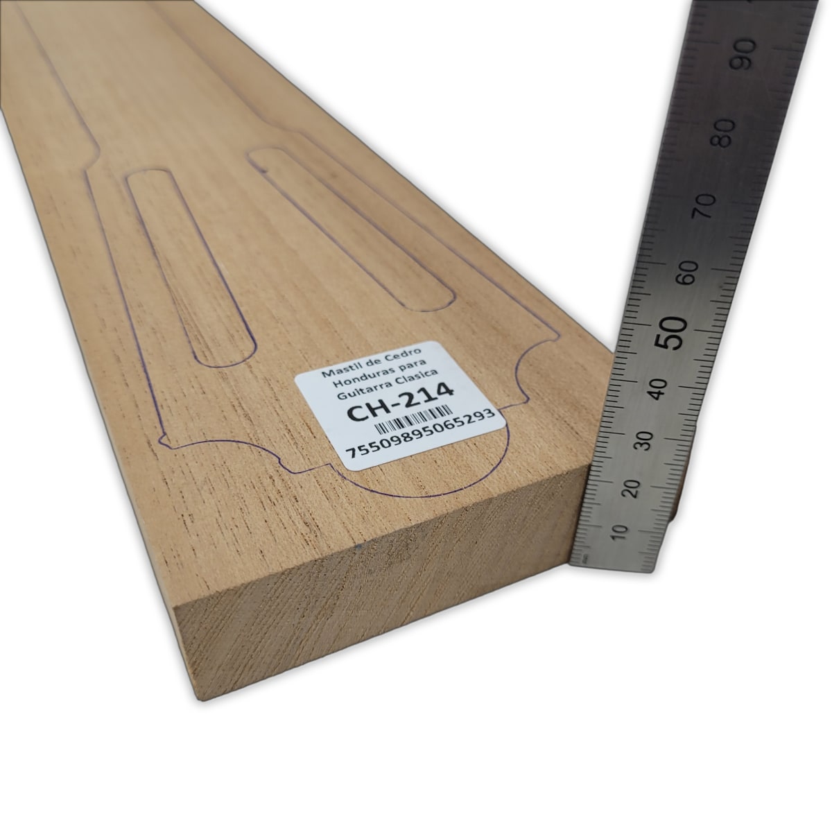 Mastil para Guitarra CH-214 de Cedro Honduras Economico con Detalles4