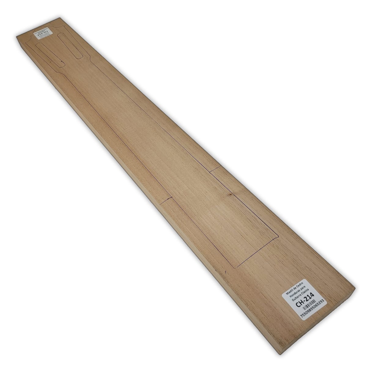 Mastil para Guitarra CH-214 de Cedro Honduras Economico con Detalles 0