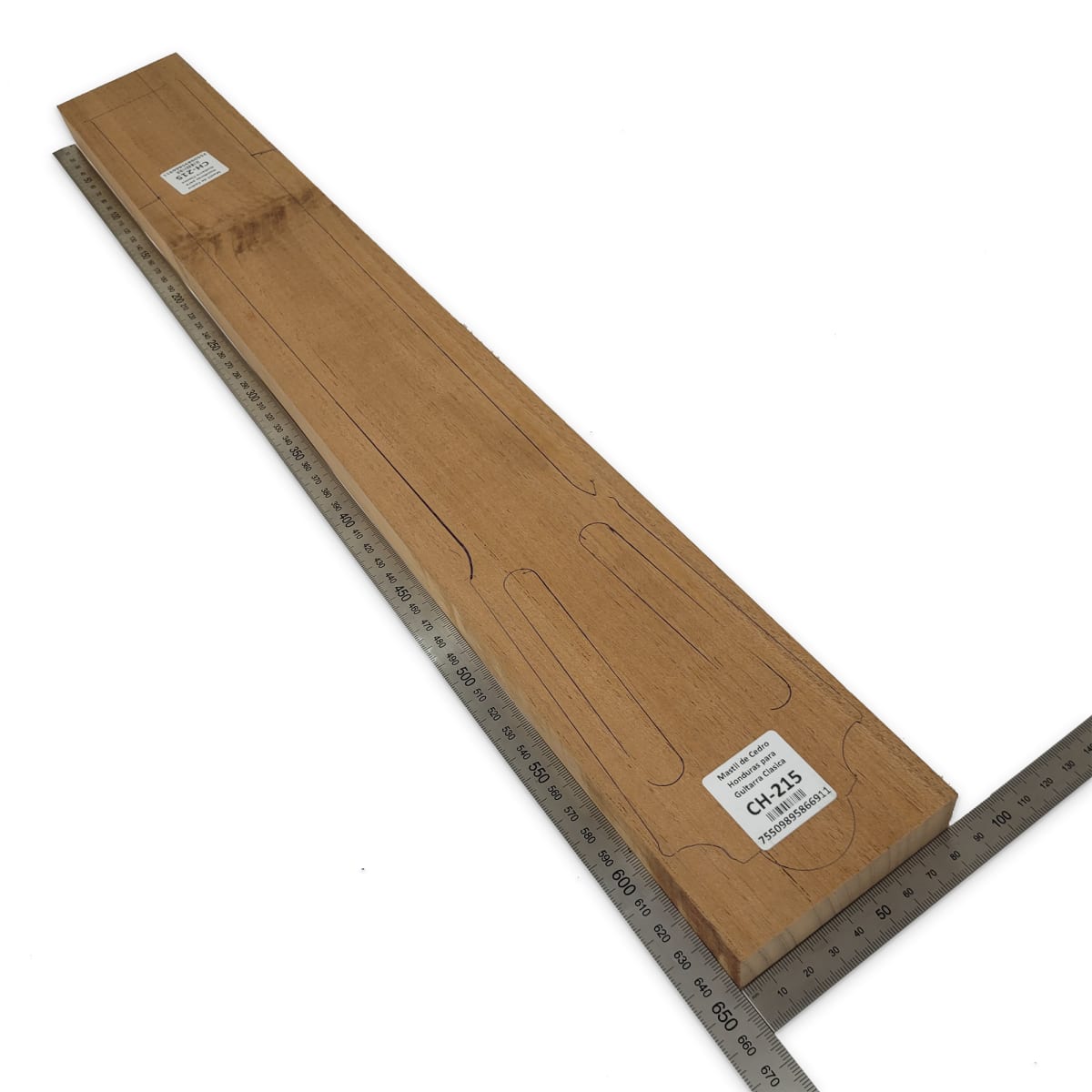 Mastil para Guitarra CH-215 de Cedro Honduras Economico con detalles2