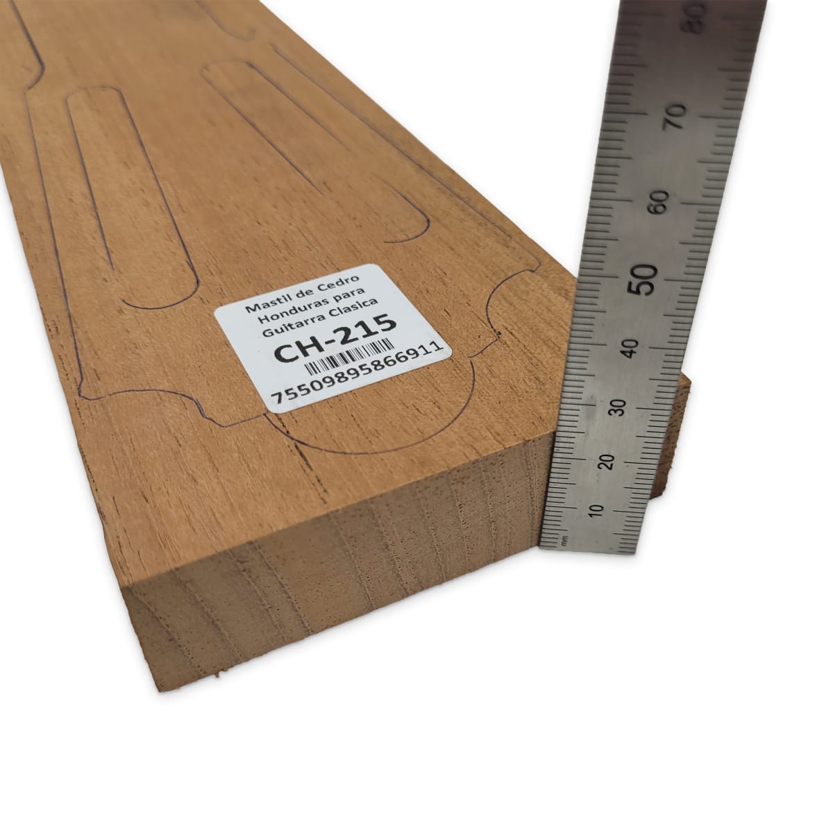 Mastil para Guitarra CH-215 de Cedro Honduras Economico con detalles4