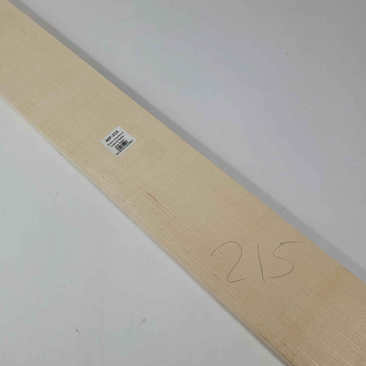 Pieza Unica MP-215 de Maple Arce Canadiense Especial Radial para Mastil de Guitarra 24 Trastes9