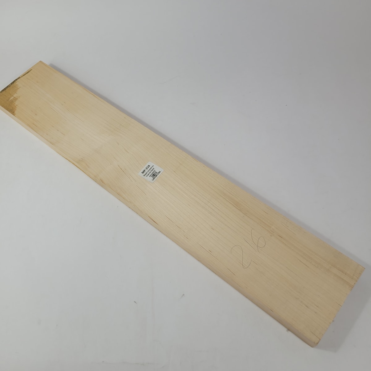Pieza Unica MP-216 de Maple Arce Canadiense Especial Radial para Mastil de Guitarra 22 Trastes7