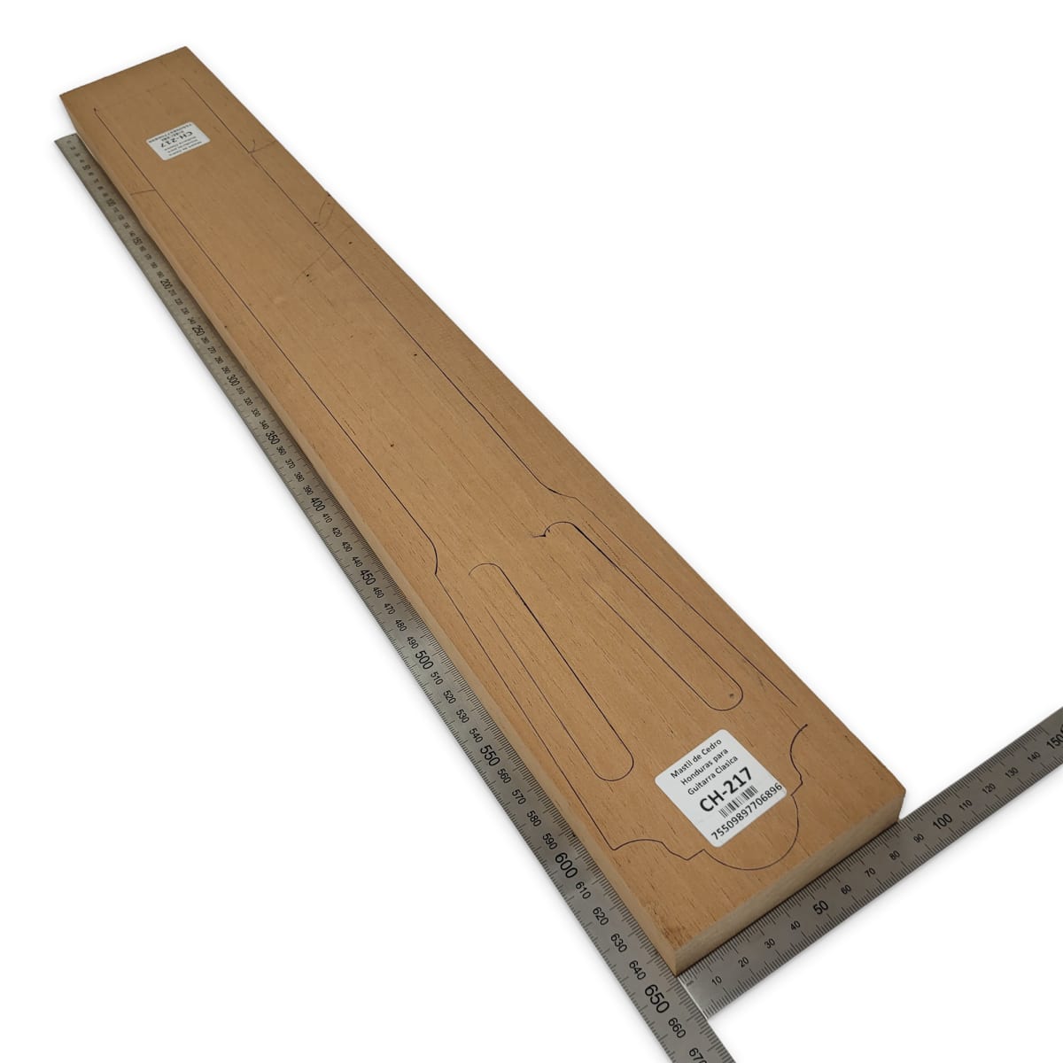 Mastil para Guitarra CH-217 de Cedro Honduras Economico con detalles2