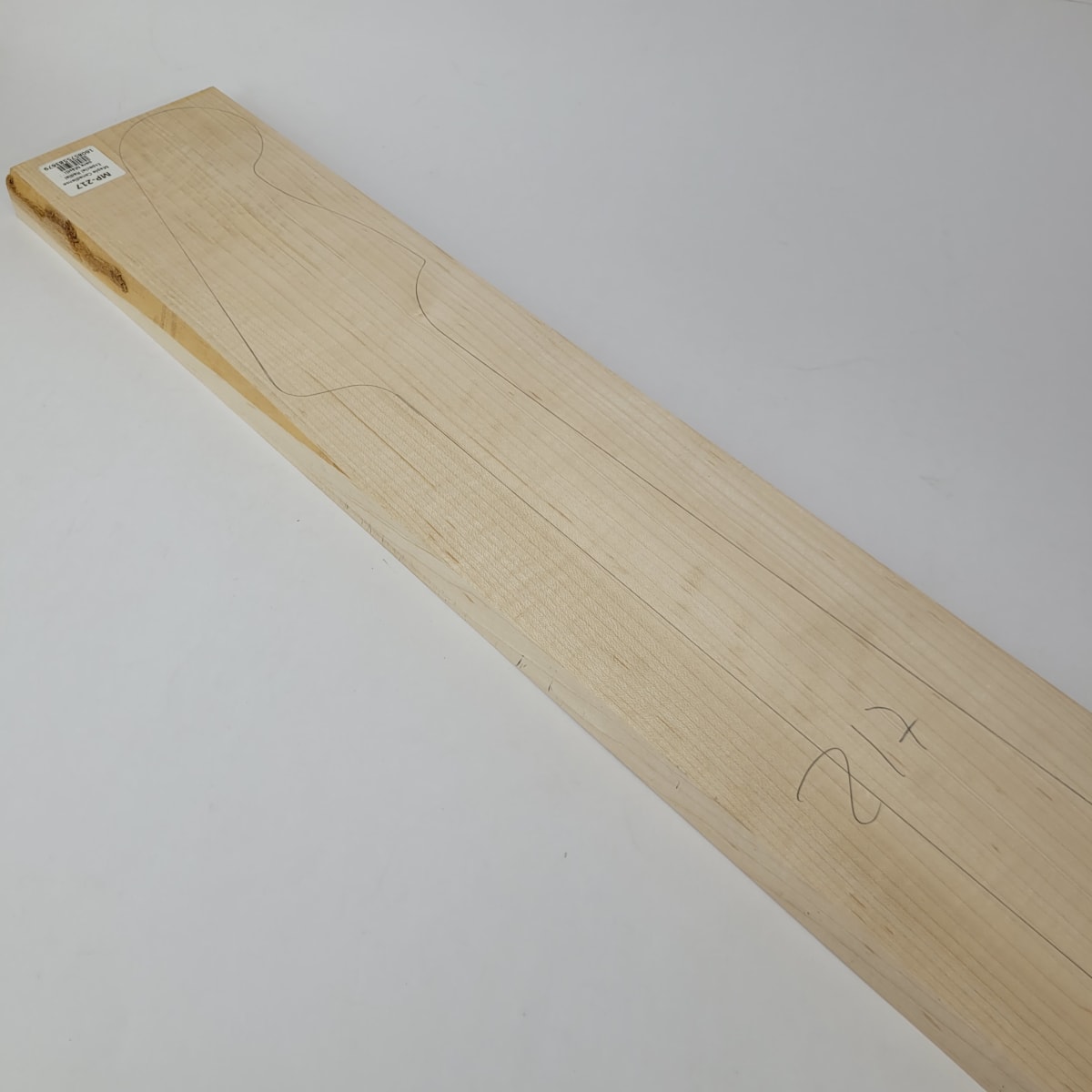 Pieza Unica MP-217 de Maple Arce Canadiense Especial Radial para Mastil de Bajo4