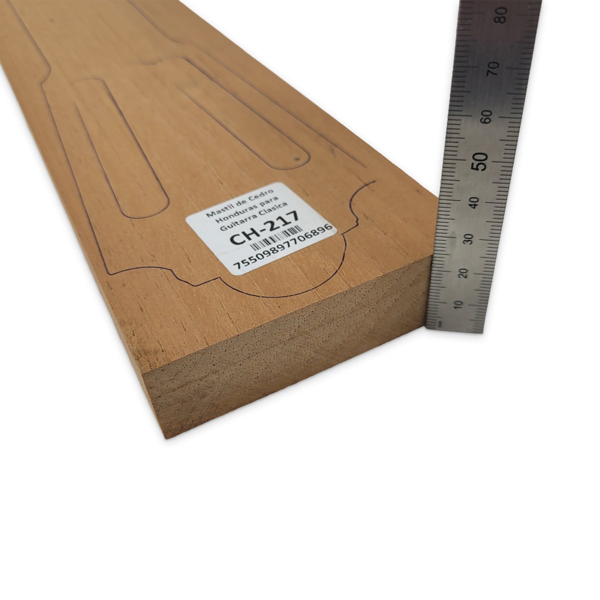 Mastil para Guitarra CH-217 de Cedro Honduras Economico con detalles4