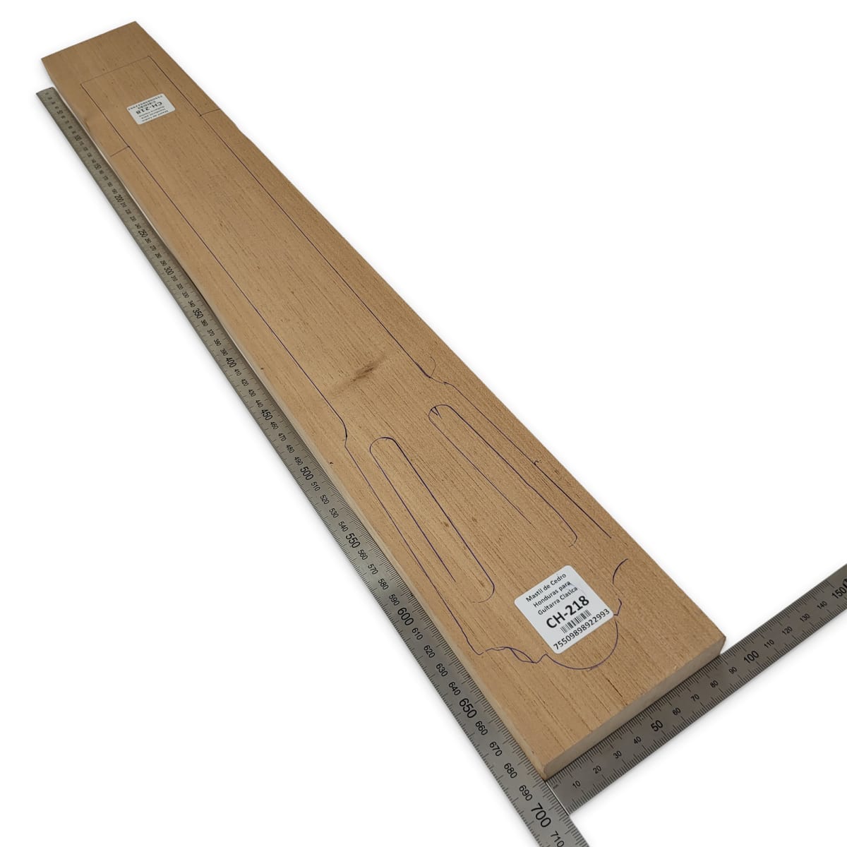 Mastil para Guitarra CH-218 de Cedro Honduras Economico con detalles2