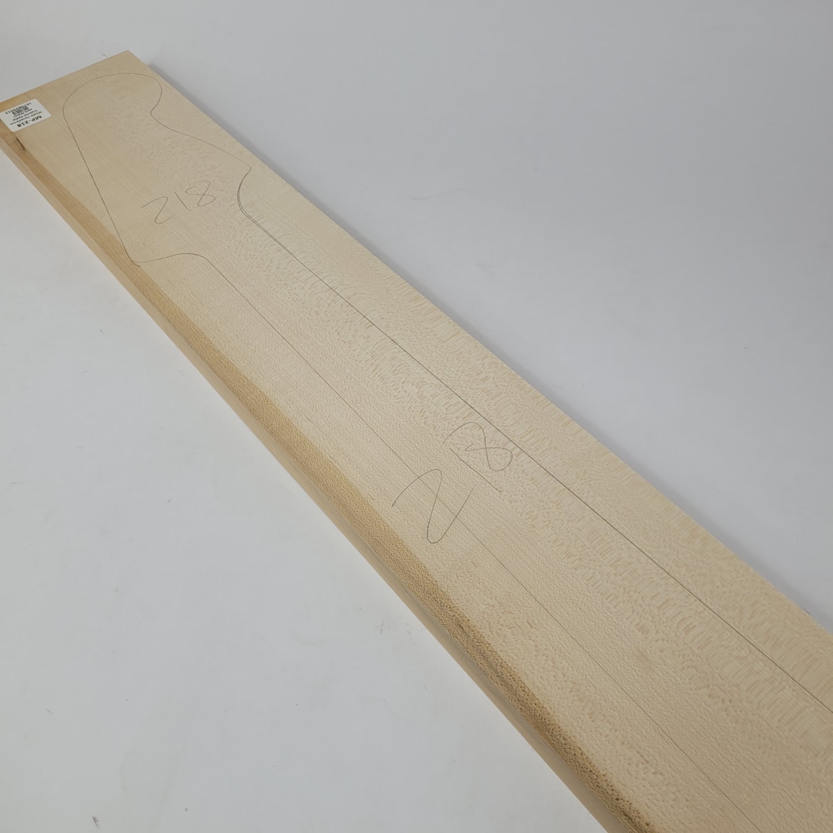 Pieza Unica MP-218 de Maple Arce Canadiense Especial Radial para Mastil de Bajo7
