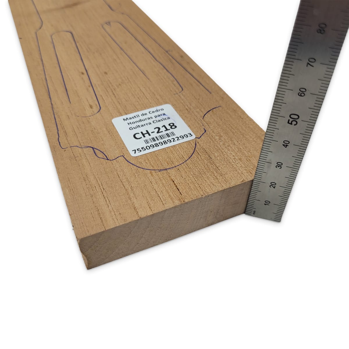 Mastil para Guitarra CH-218 de Cedro Honduras Economico con detalles4