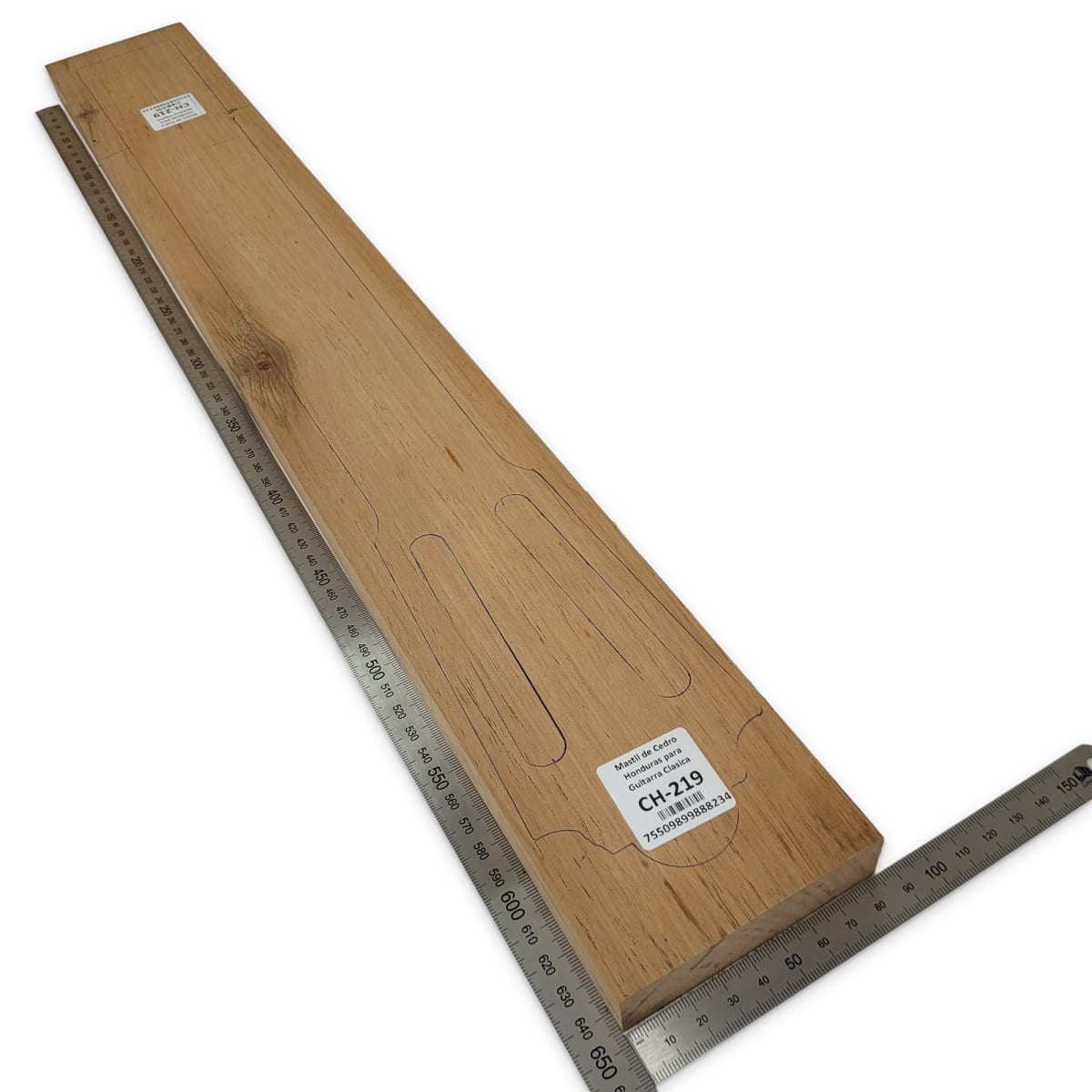 Mastil para Guitarra CH-219 de Cedro Honduras Economico con detalles2