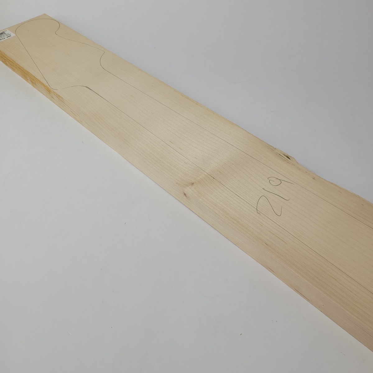 Pieza Unica MP-219 de Curly Maple Rizado Especial Calidad AAA para Mastil de Bajo7