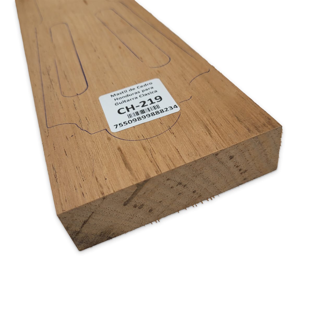 Mastil para Guitarra CH-219 de Cedro Honduras Economico con detalles8