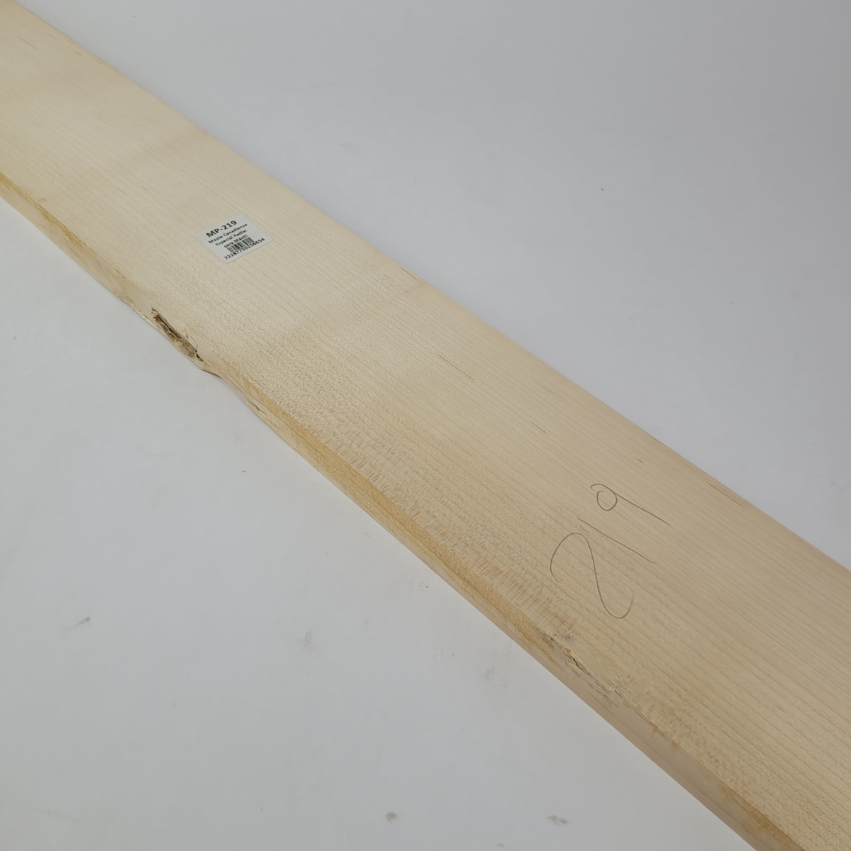 Pieza Unica MP-219 de Curly Maple Rizado Especial Calidad AAA para Mastil de Bajo8