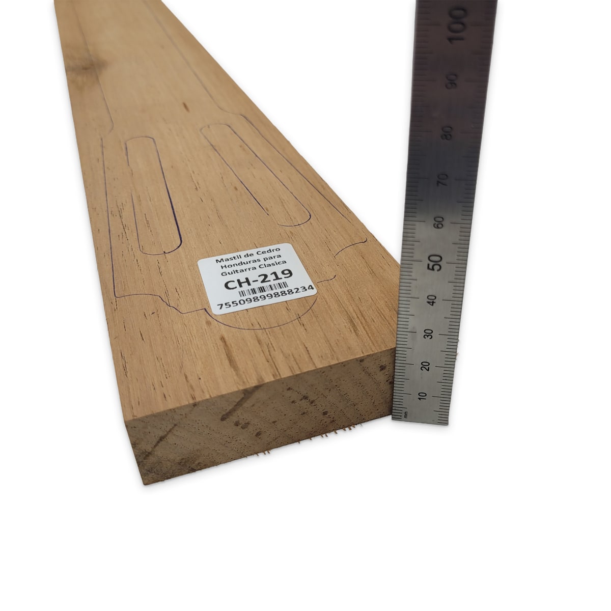 Mastil para Guitarra CH-219 de Cedro Honduras Economico con detalles4