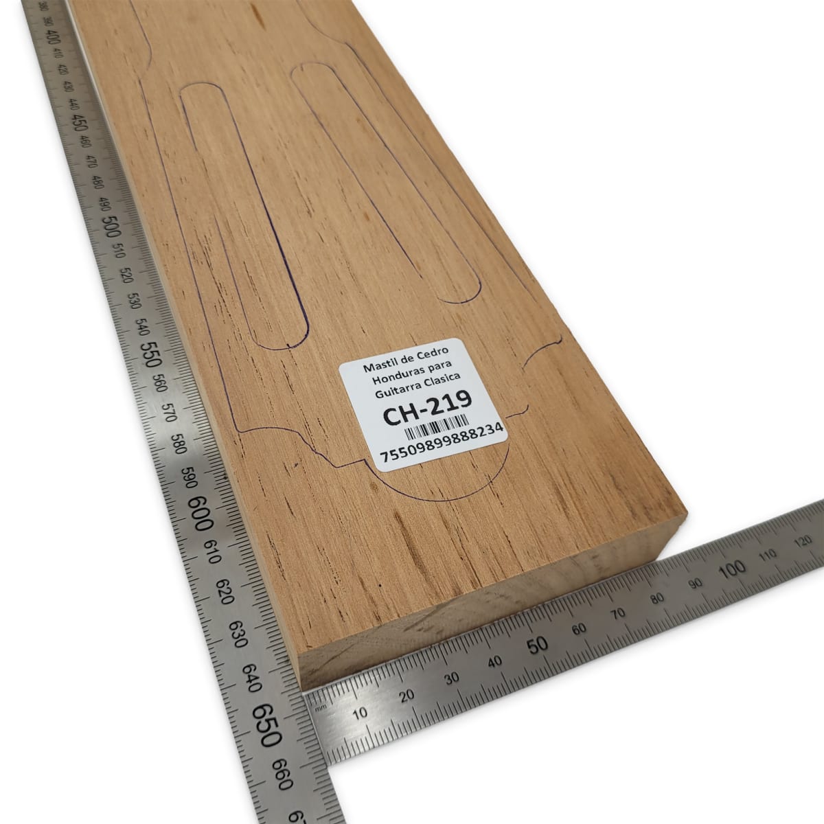 Mastil para Guitarra CH-219 de Cedro Honduras Economico con detalles3