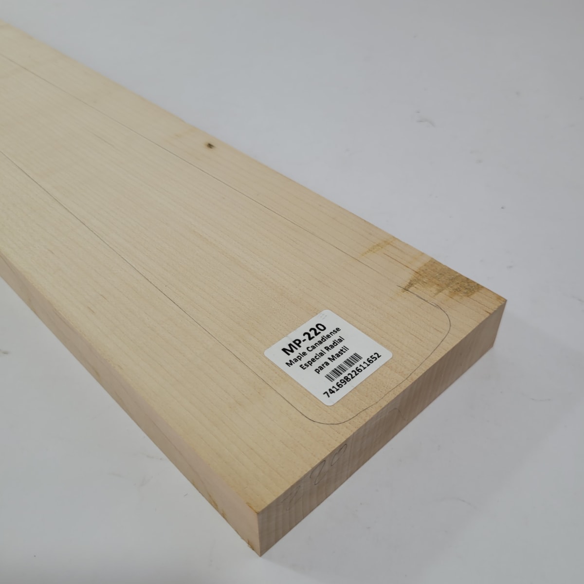 Pieza Unica MP-220 de Curly Maple Rizado Especial Calidad AAA para Mastil de Bajo7