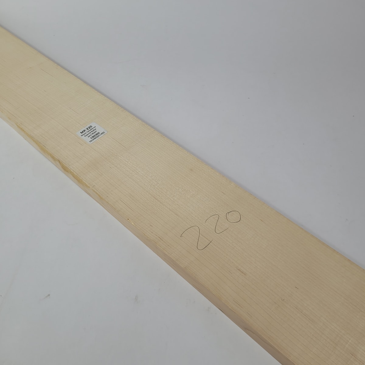 Pieza Unica MP-220 de Curly Maple Rizado Especial Calidad AAA para Mastil de Bajo 0