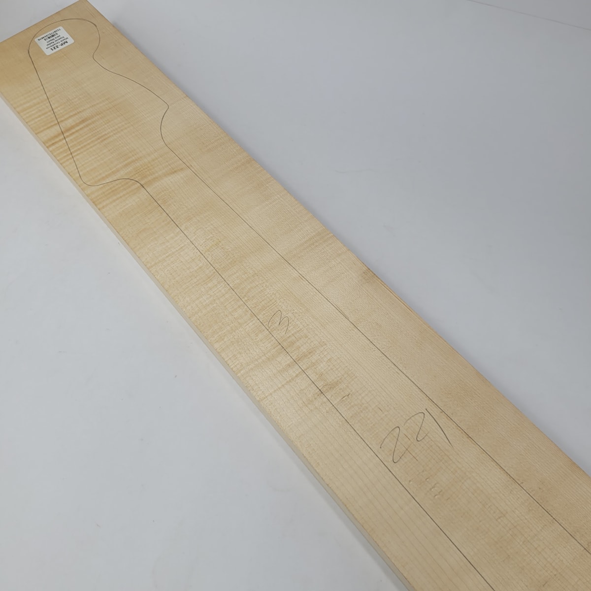 Pieza Unica MP-221 de Maple Arce Canadiense Especial Radial para Mastil de Bajo 0