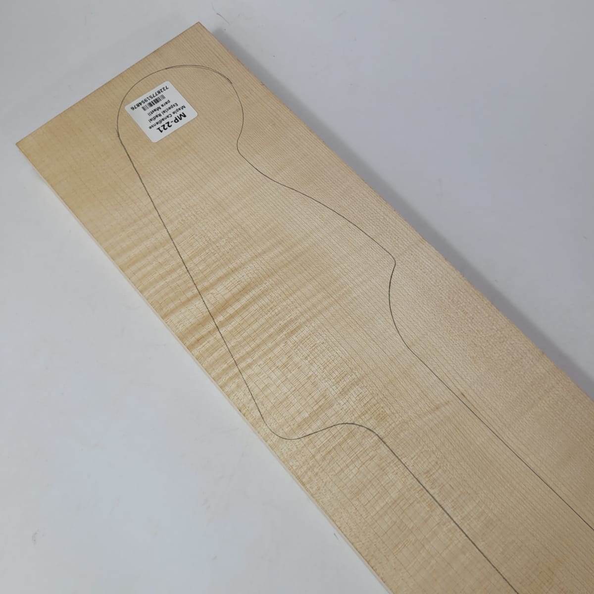 Pieza Unica MP-221 de Maple Arce Canadiense Especial Radial para Mastil de Bajo13
