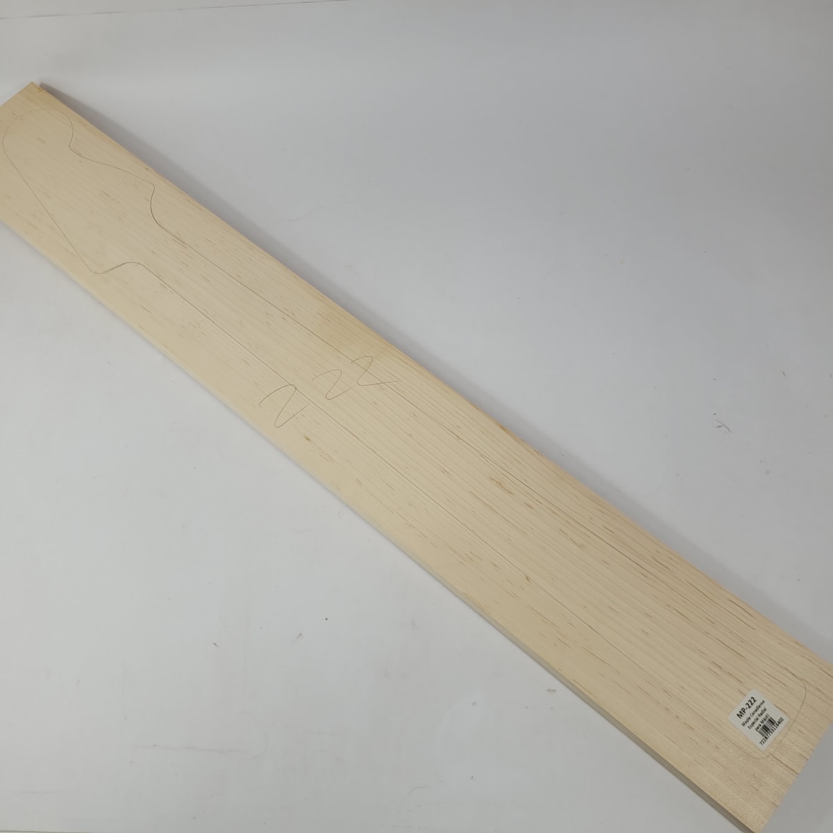 Pieza Unica MP-222 de Maple Arce Canadiense Especial Radial para Mastil de Bajo 0