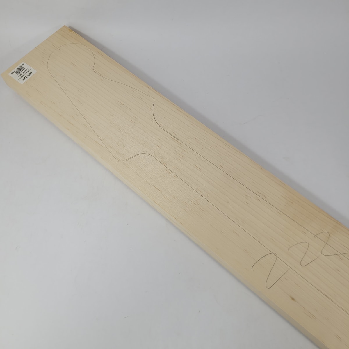 Pieza Unica MP-222 de Maple Arce Canadiense Especial Radial para Mastil de Bajo10