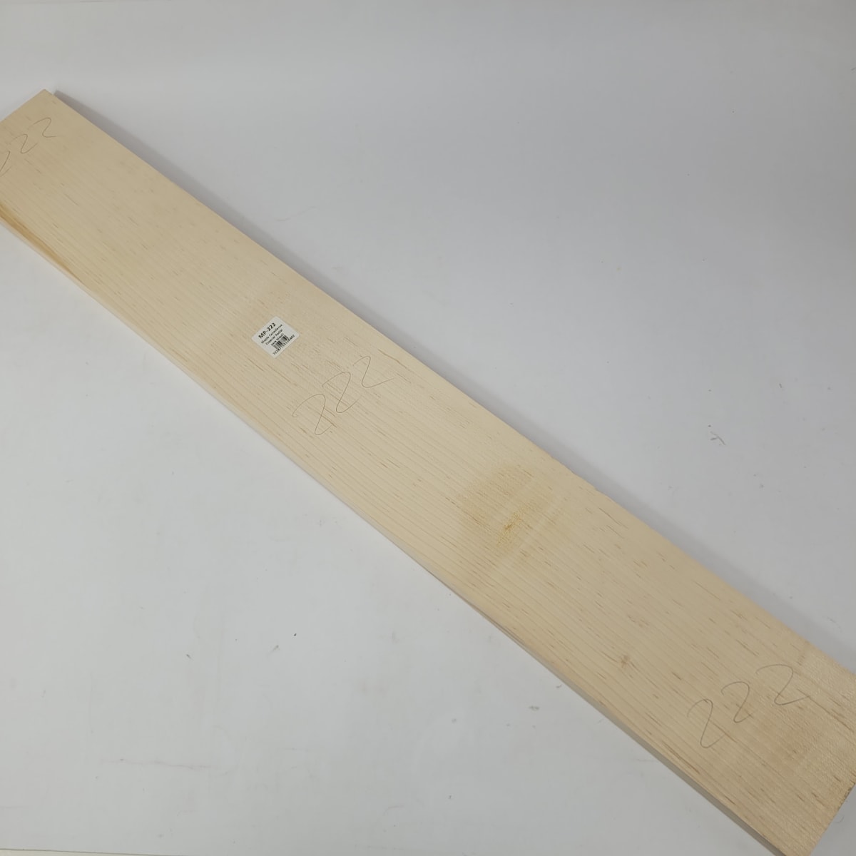 Pieza Unica MP-222 de Maple Arce Canadiense Especial Radial para Mastil de Bajo11