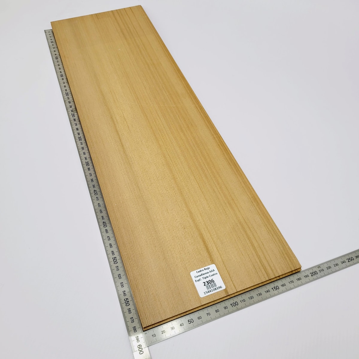 Madera para Tapa Armónica REF: 2306 para Tiple de Cedro Rojo Canadiense Calidad AAA2