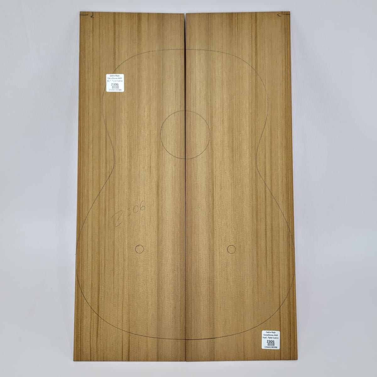 Madera para Tapa Armónica REF: 2306 para Tiple de Cedro Rojo Canadiense Calidad AAA4