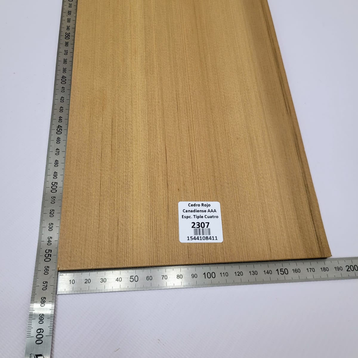 Madera para Tapa Armónica REF: 2307 para Tiple de Cedro Rojo Canadiense Calidad AAA2