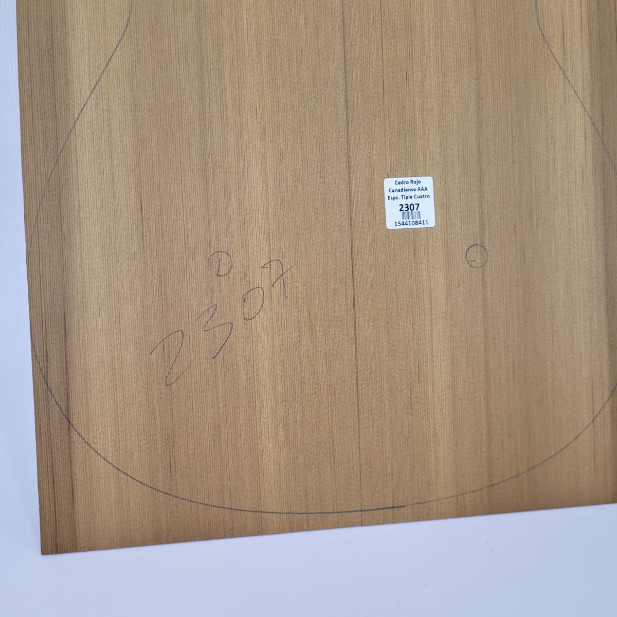 Madera para Tapa Armónica REF: 2307 para Tiple de Cedro Rojo Canadiense Calidad AAA5