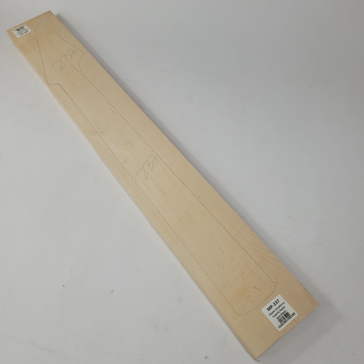 Pieza Unica MP-237 de Maple Arce Canadiense Especial Radial para Mastil de Guitarra 22 Trastes 0
