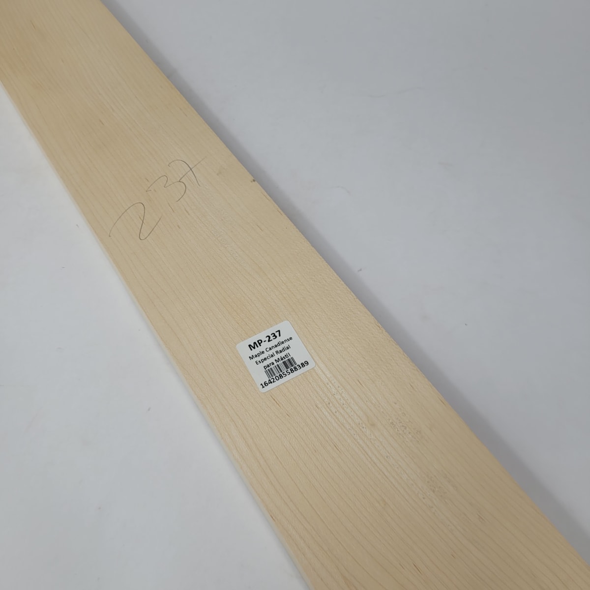 Pieza Unica MP-237 de Maple Arce Canadiense Especial Radial para Mastil de Guitarra 22 Trastes7