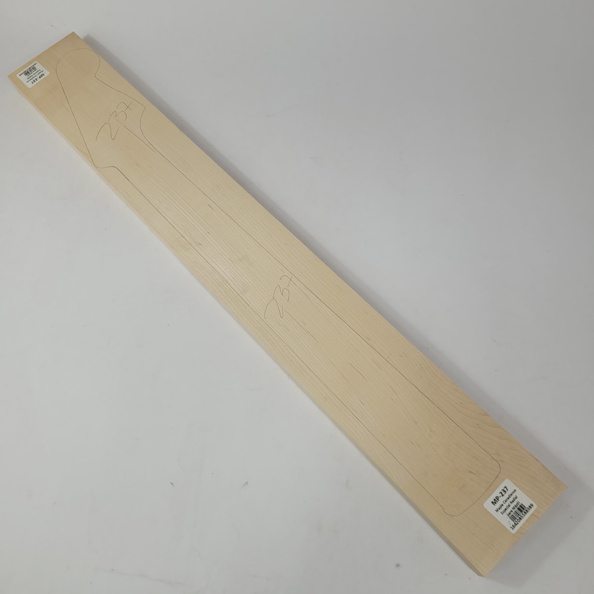 Pieza Unica MP-237 de Maple Arce Canadiense Especial Radial para Mastil de Guitarra 22 Trastes9
