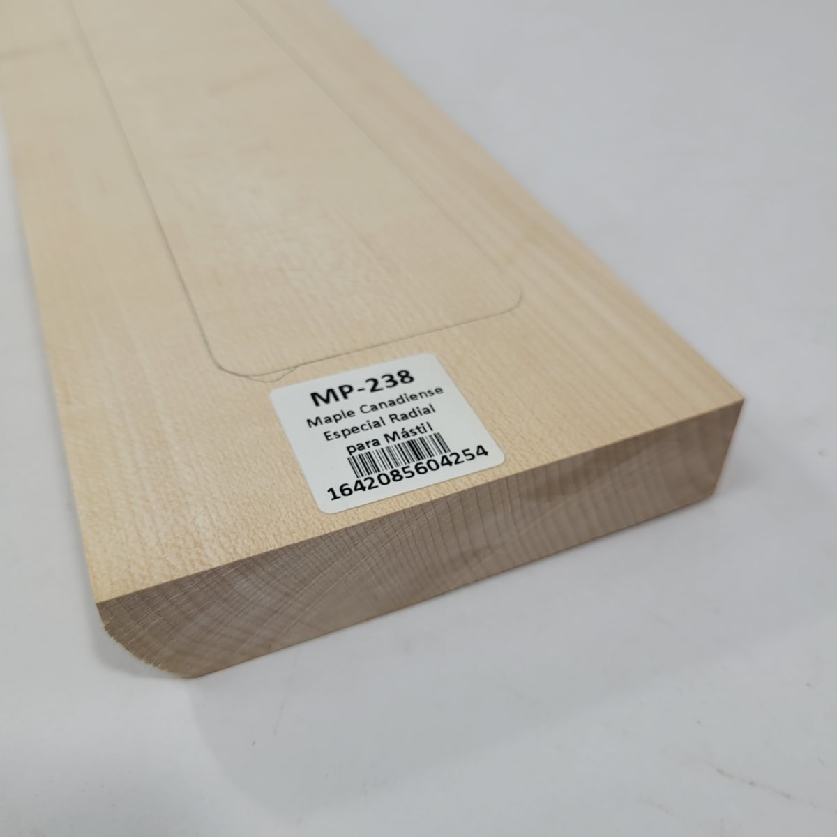 Pieza Unica MP-238 de Maple Arce Canadiense Especial Radial para Mastil de Guitarra 24 Trastes4