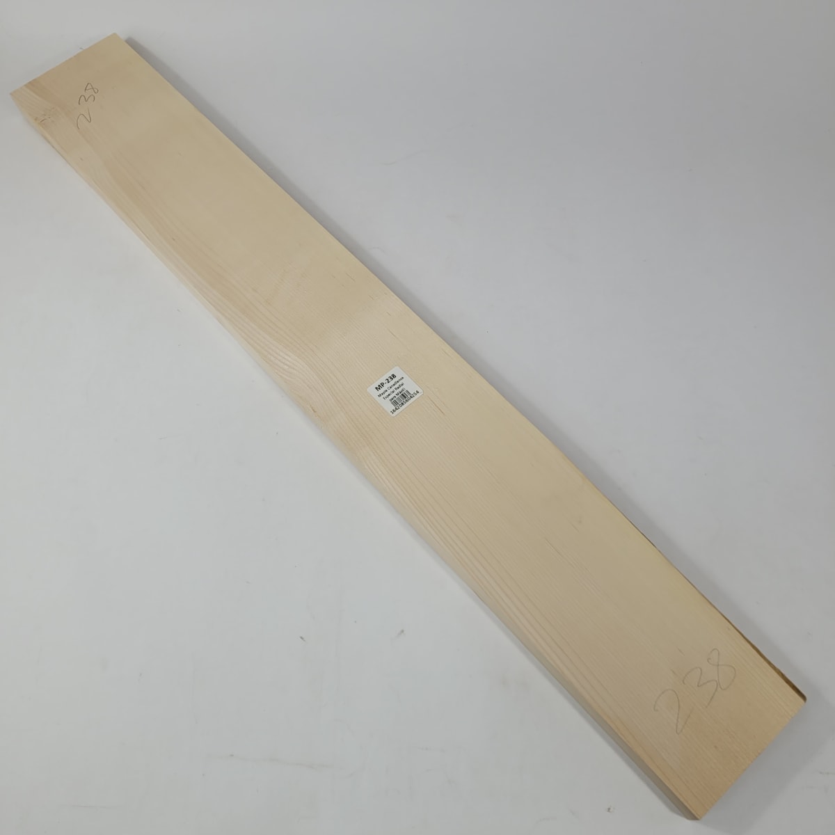 Pieza Unica MP-238 de Maple Arce Canadiense Especial Radial para Mastil de Guitarra 24 Trastes 0