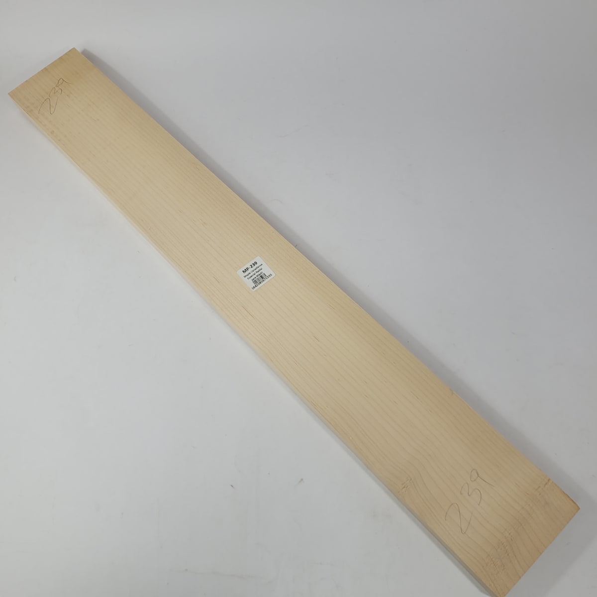 Pieza Unica MP-239 de Maple Arce Canadiense Especial Radial para Mastil de Guitarra 24 Trastes 0