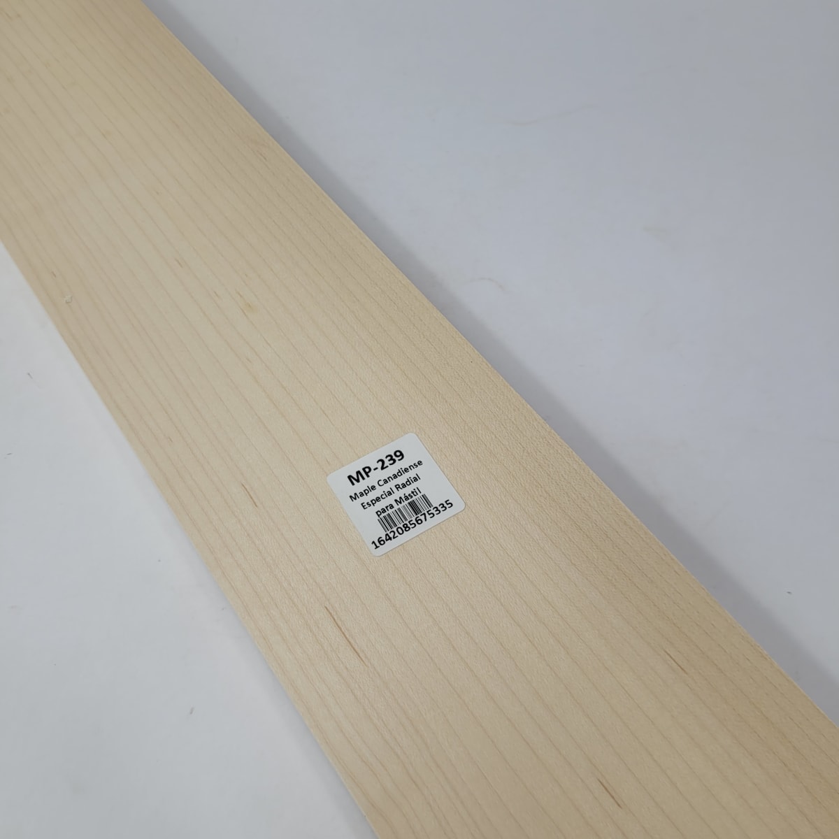 Pieza Unica MP-239 de Maple Arce Canadiense Especial Radial para Mastil de Guitarra 24 Trastes6