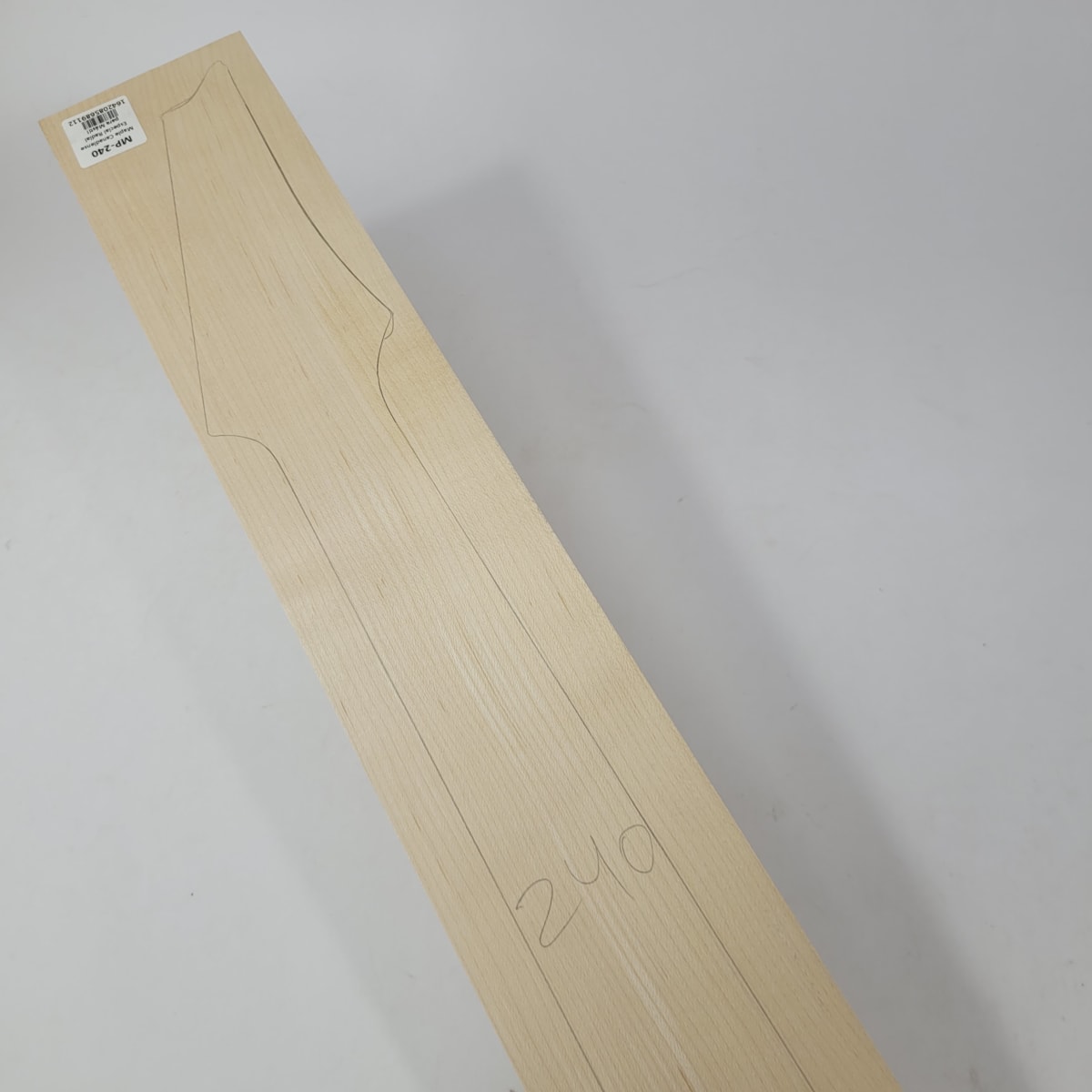 Pieza Unica MP-240 de Maple Arce Canadiense Especial Radial para Mastil de Guitarra 24 Trastes7