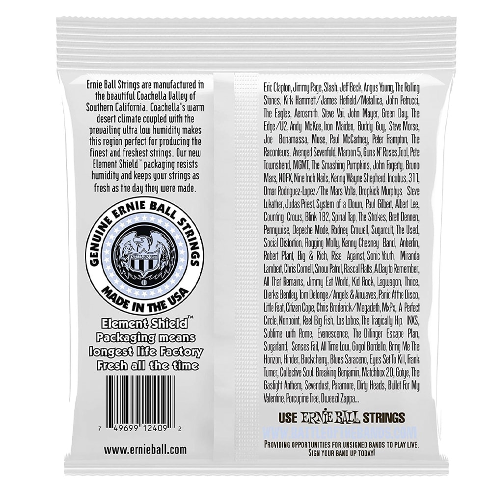 Cuerdas para Guitarra Clasica. 6-String. Black N' Gold Ball-End Nylon .028 - .0422